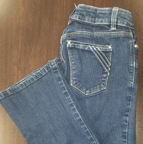 WHBM Skinny Flare Jeans Size 0S - Picture 2 of 3